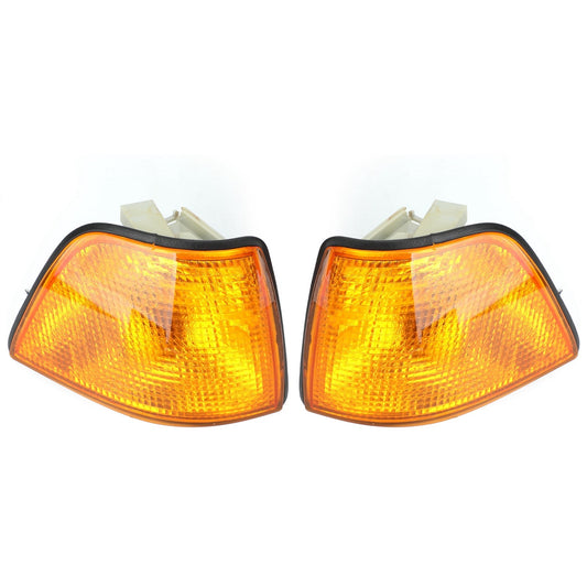 Corner Lights For BMW E36 3-Series 4Dr Sedan/Hatchback 1992-1998 Amber
