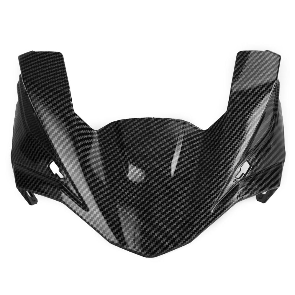 Carbon Front Nose Headlight Cover Surround Fairing For Kawasaki Z650 2017-2019