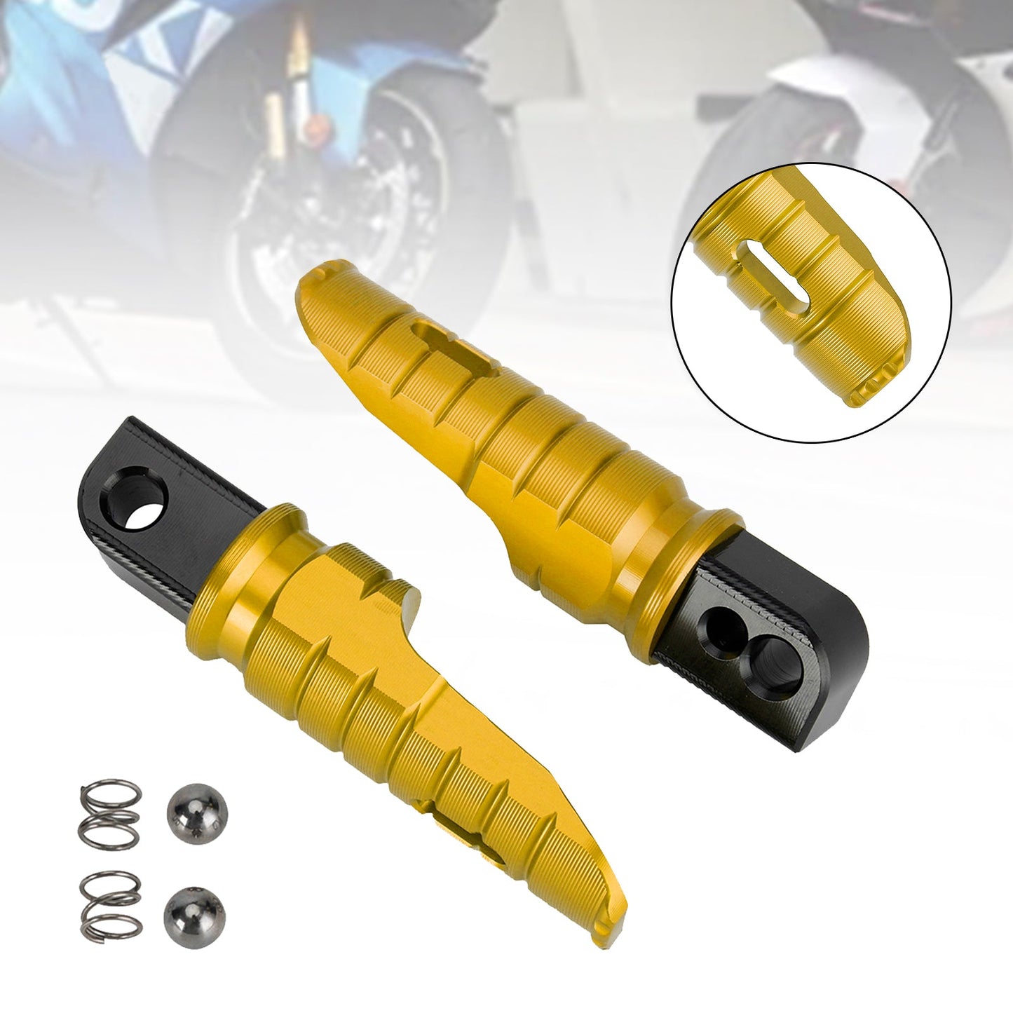 Rear Footrests Foot Peg fit for SUZUKI GSX-S125/150 GSX-R125/150 GW250 2018-2022