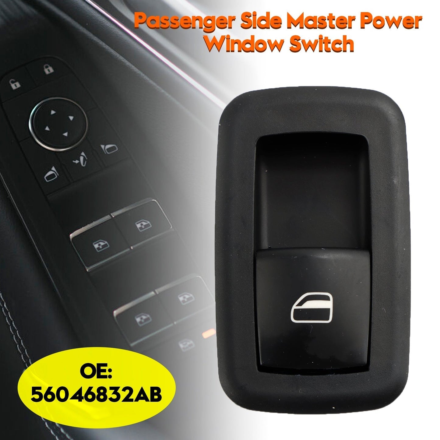 2011-2015 Dodge Charger Rear Right Passenger Side Master Power Window Switch DWS1723 1S12999