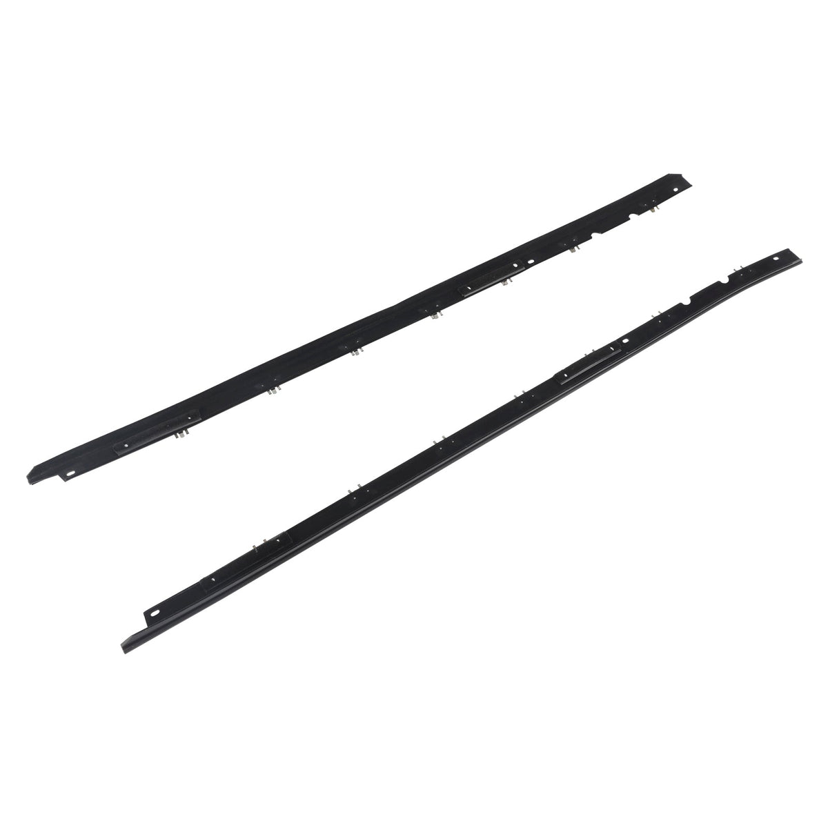 1984-1996 Chevrolet C4 Corvette Driver + Passenger Sides Door Panel Outer Window Seals MID-845680