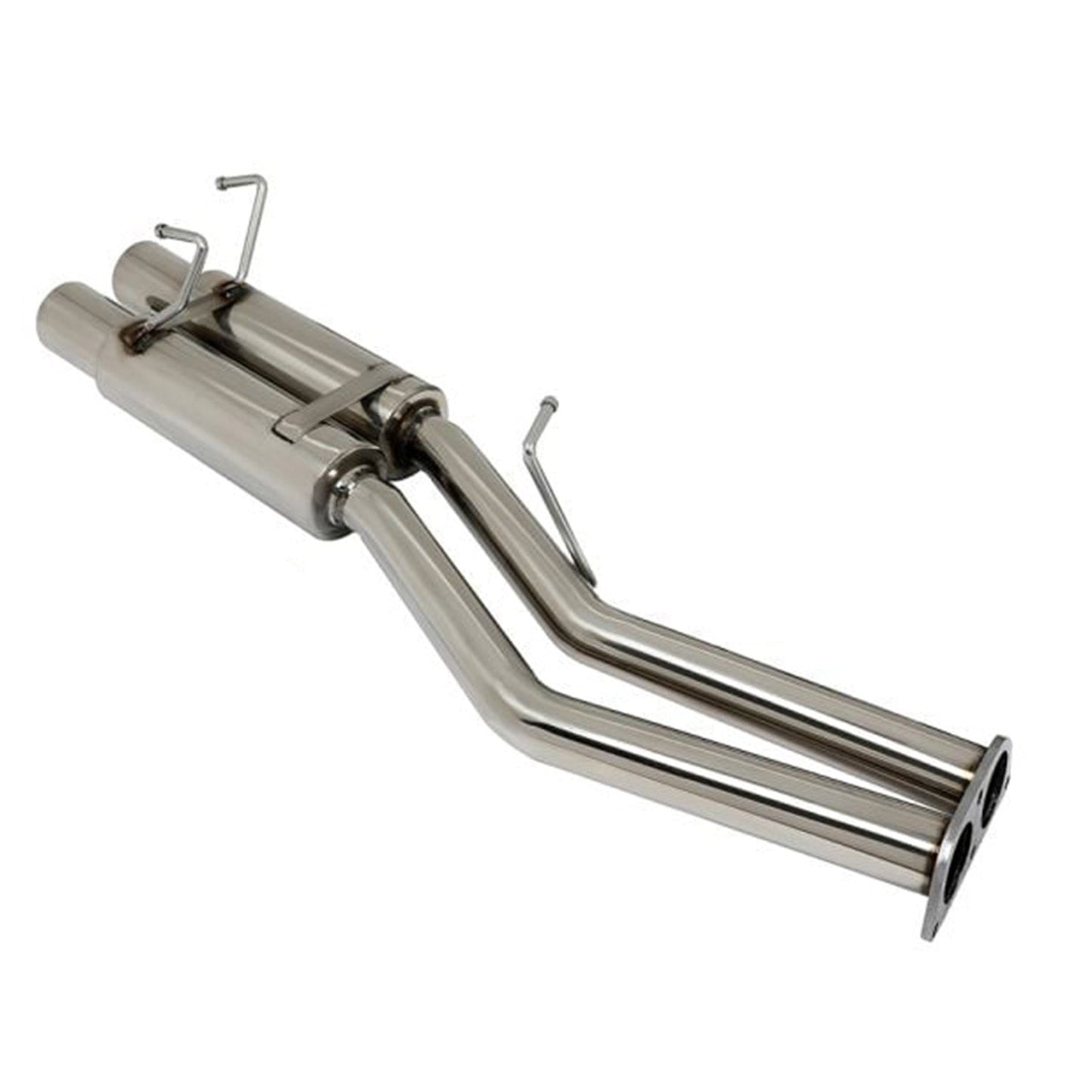1989-1994 Nissan 240SX 2.4L Dual 3.5" Tip Catback Exhaust Muffler Pipe Racing Exhaust System