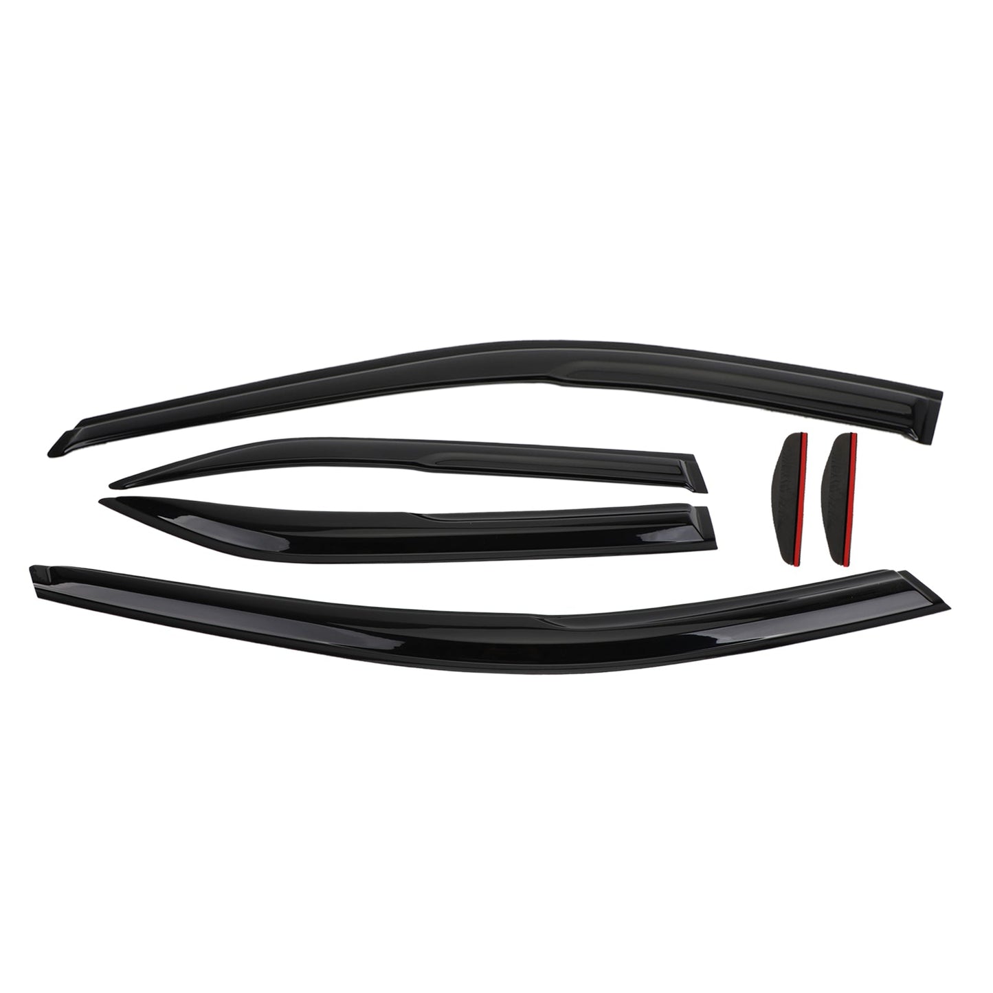 12-17 Toyota Camry Car Window Sun Rain Guard Visors Kit 6PCS