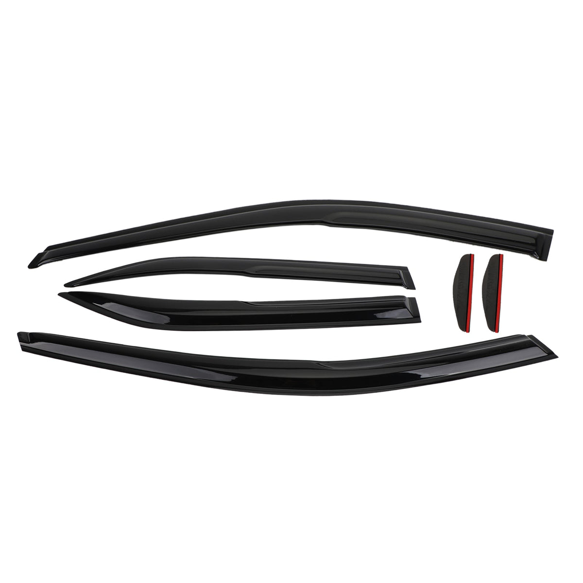 Car Window Sun Rain Guard Visors Kit 6PCS Toyota Camry 12-17