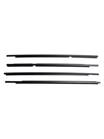 2005-2010 Toyota Vitz (KSP90, NCP91, NCP95, SCP90) 4pcs Outer Door Glass Weatherstrip Moulding 68160-52110 68210-52110