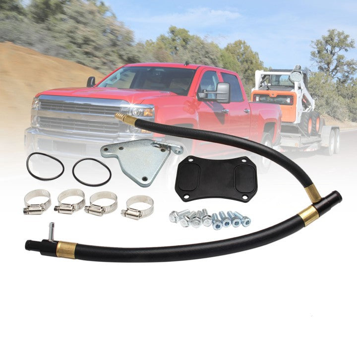 2011-2015 Chevy SILVERADO 6.6L Duramax Diesel EGR Valve Cooler Delete Kit