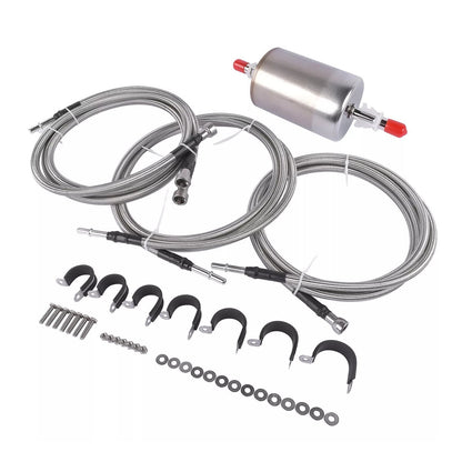 1999-2003 GMC Sierra 1500 2500 Stainless Steel Braided Fuel Lines Kit 819-840 15043857