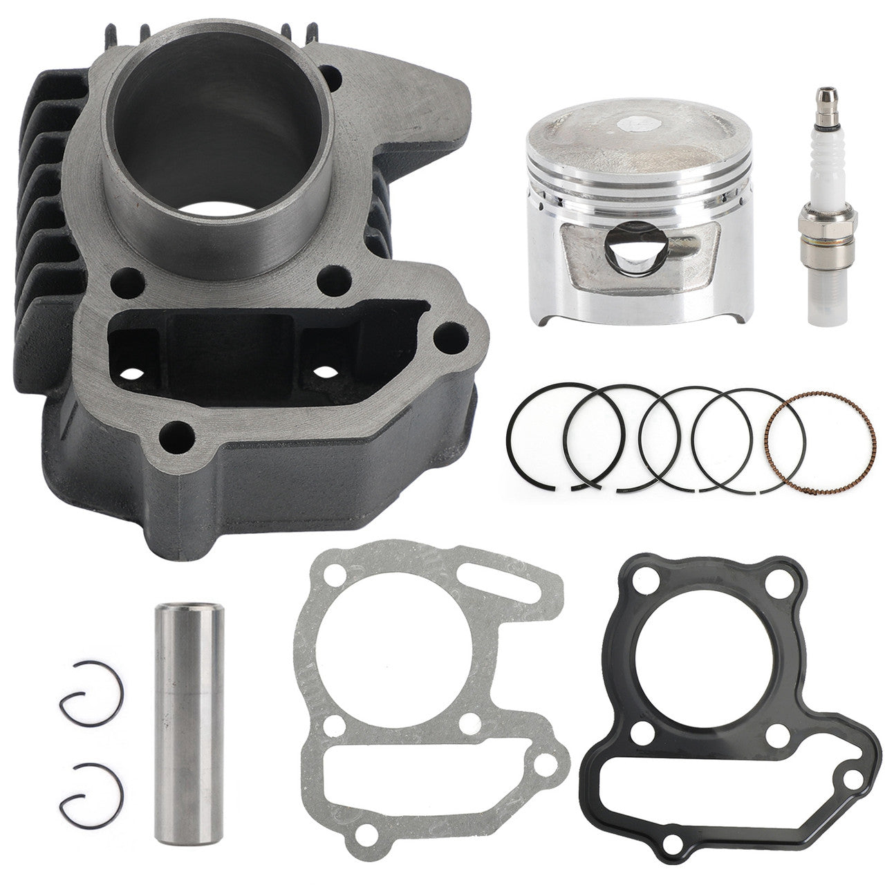 Yamaha 2002-2008 Raptor 80 YFM80W YFM80R STD 47mm 79cc Cylinder Barrel Piston Rings Gaskets Kit 22K-11311-02-00
