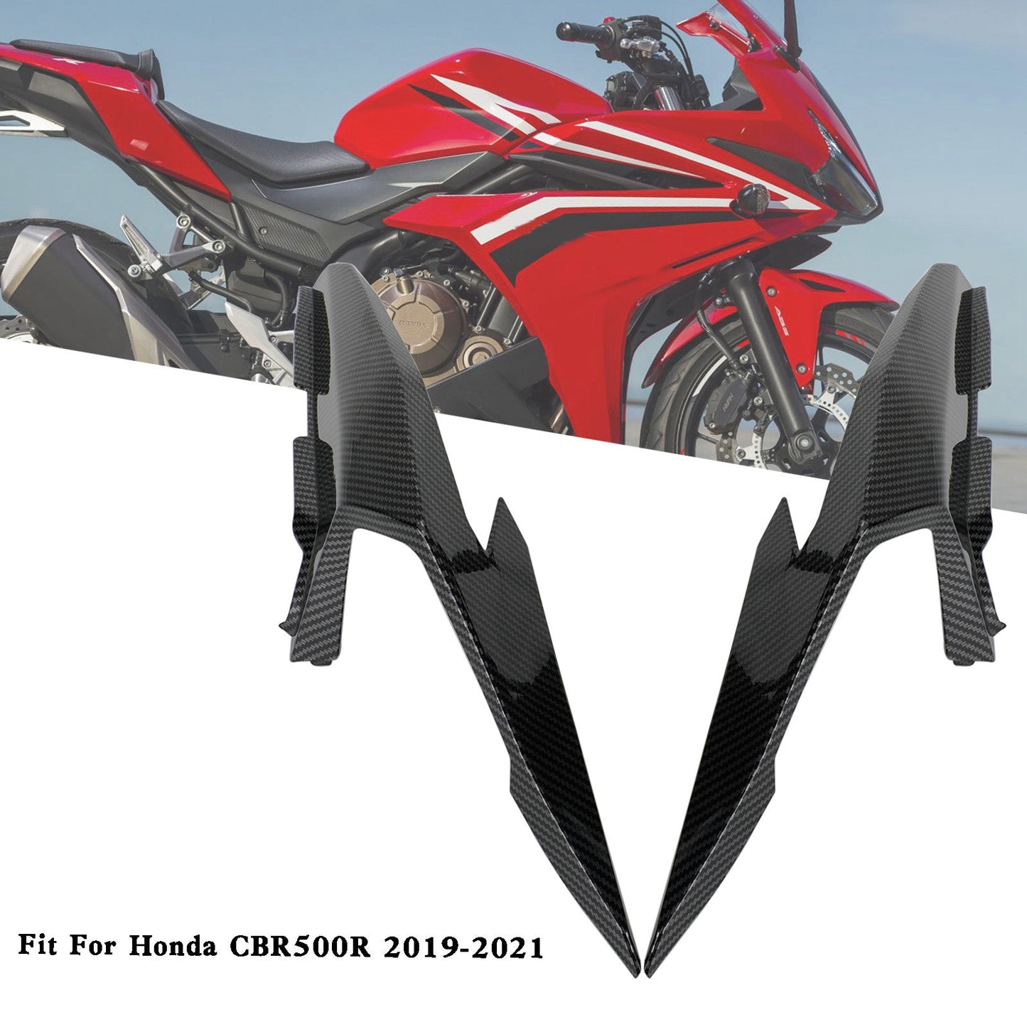 Rear Upper Tail Side Cover Fairing Cowl For Honda CBR500R 2019-2021
