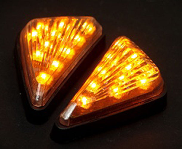 LED Flush Mount Turn Signal For Honda CBR 600/F4i/929/1000 RR Yamaha R6 R1 Champoo