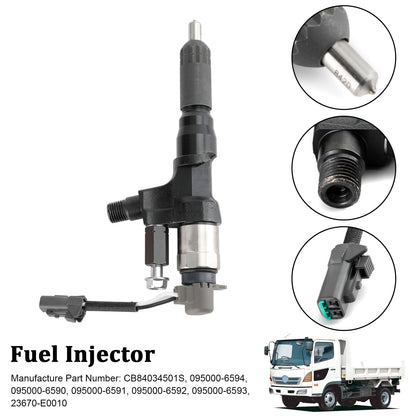 Denso 6590 6591 6592 6593 6594 6595 6596 6597 1PCS Fuel Injector 095000-6593 CB84034501S 095000-6590