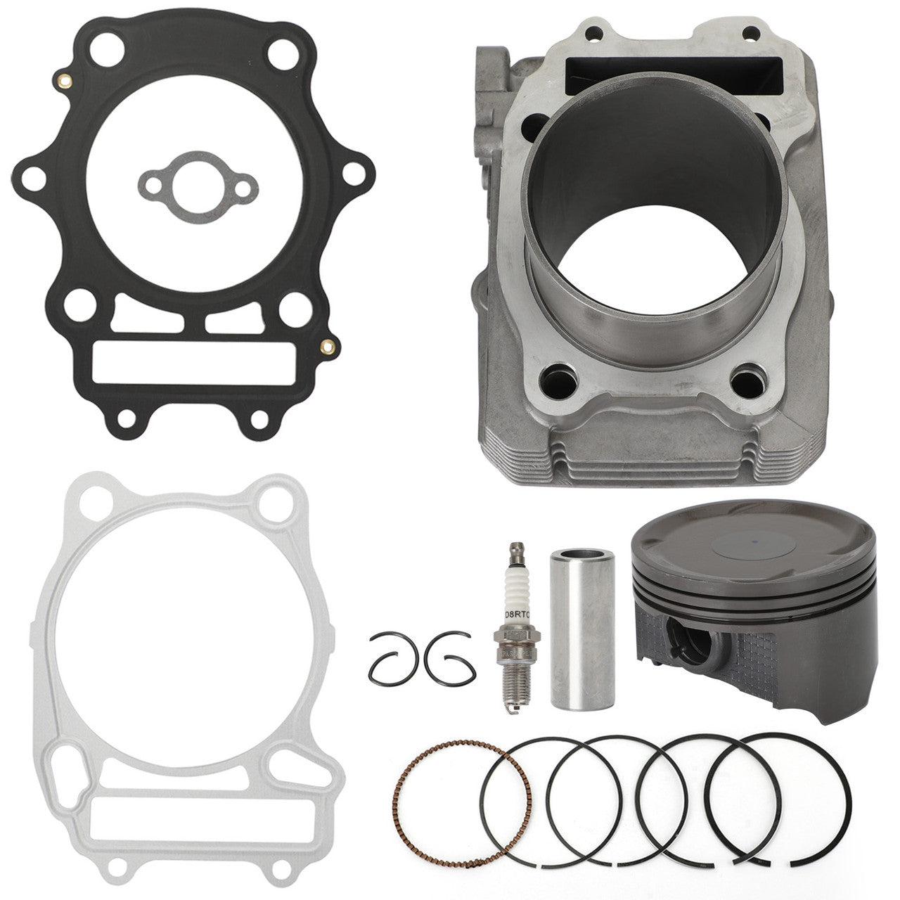 2008-2022 Suzuki King Quad 400 LT-A LT-F Cylinder Jug 82mm 376cc Top End Kit Piston Rings Gaskets 11210-27H00-0F0