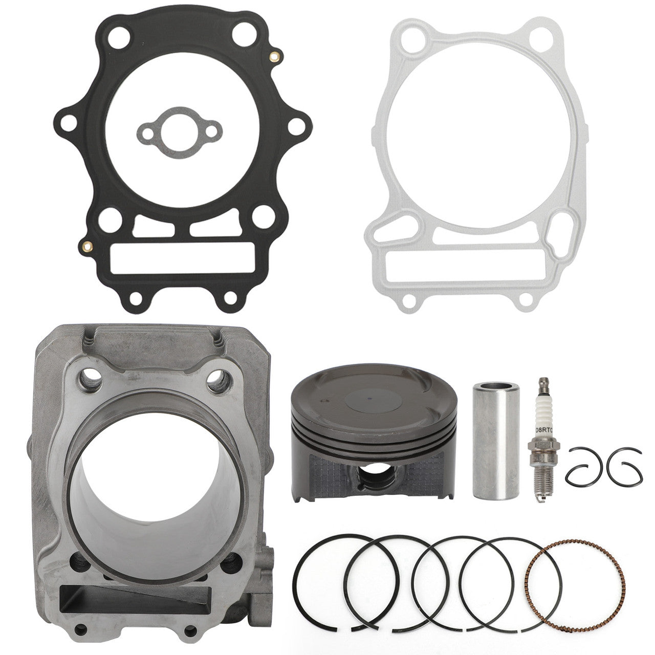 2008-2022 Suzuki King Quad 400 LT-A LT-F Cylinder Jug 82mm 376cc Top End Kit Piston Rings Gaskets 11210-27H00-0F0