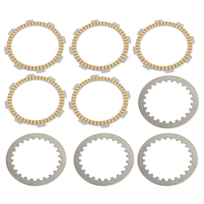 Clutch Kit Steel & Friction Plates for Honda CR80 CB SL CD CLR XLR XR CM 100 125