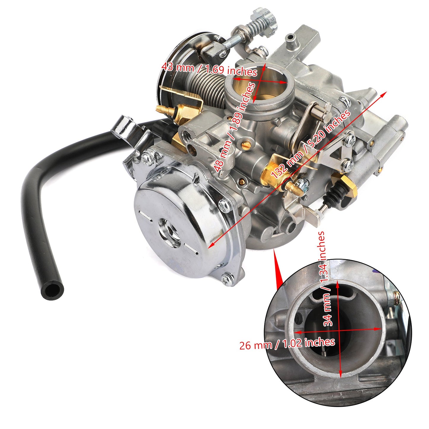 2008-2015 Yamaha V Star 250 XV250 Carburetor Carb