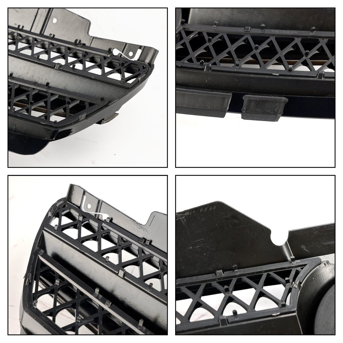 2002-2006 Mercedes Benz R230 SL Class SL350/500/600/SL55/65 1 Fin Star Grill black Chrome Grille
