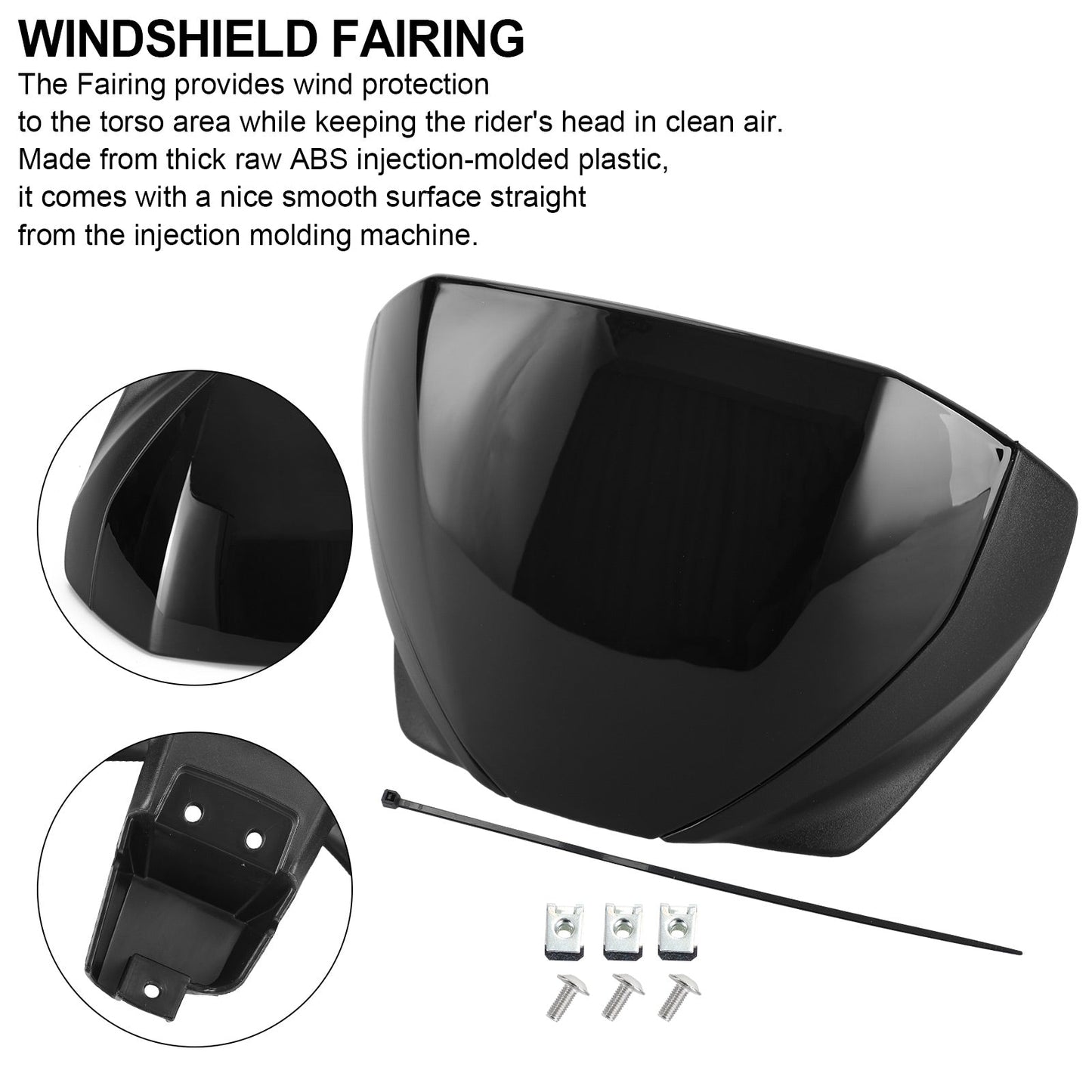 Front Screen Windshield Fairing Windscreen Deflector For Trident 660 2021+