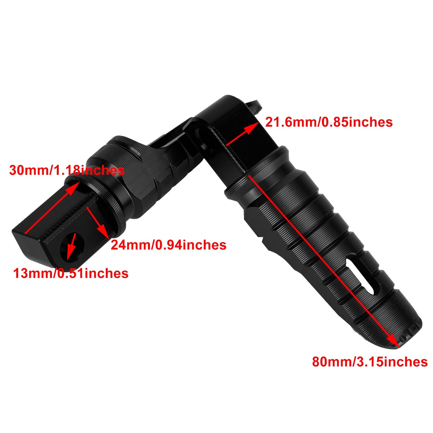 Rear Footrests Foot Peg fit for SUZUKI GSX-S125/150 GSX-R125/150 GW250 2018-2022