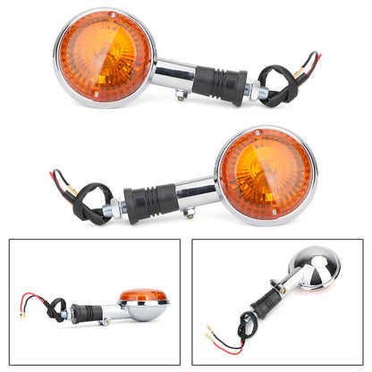 Turn Indicator Signal Fit For Yamaha XV750 VIRAGO 86-98 XV1100 89-99 XV250 94-12 Amber Champoo