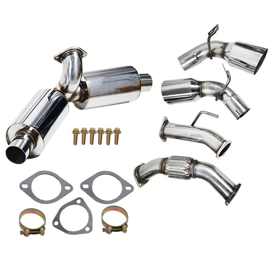 91-95 Toyota MR2 Turbo 2.0L 4.5'' Dual Tip Muffler Catback Exhaust System