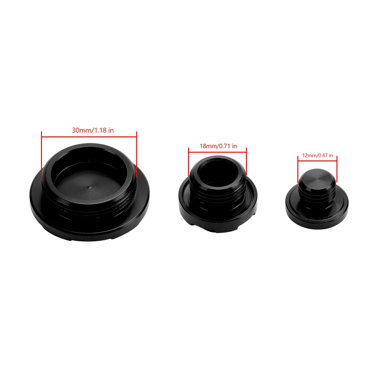 CNC Ignition Cover Oil Cap Engine Plug Kit For Kawasaki KX250 KX450 2019-2020