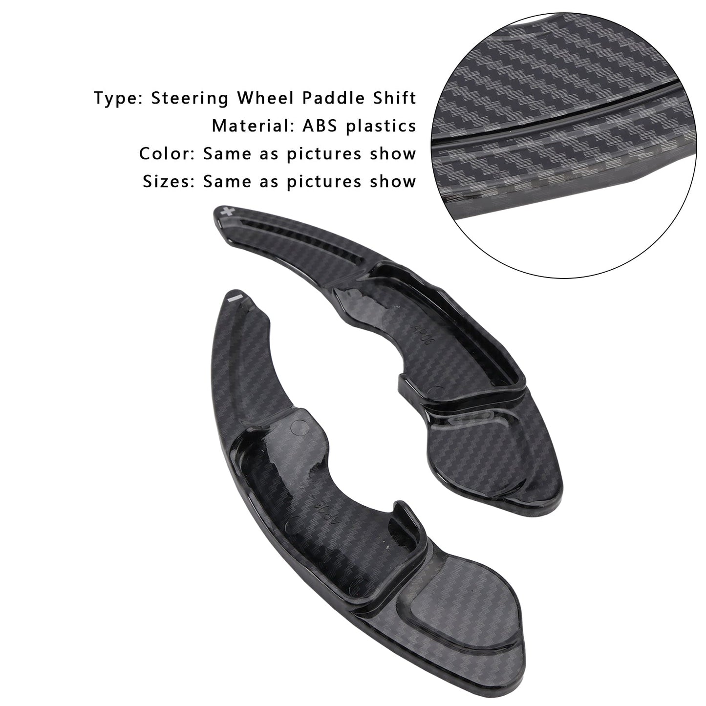 2015-2021 Lexus CT200h Carbon Look Steering Wheel Paddle Shifter Extension Covers