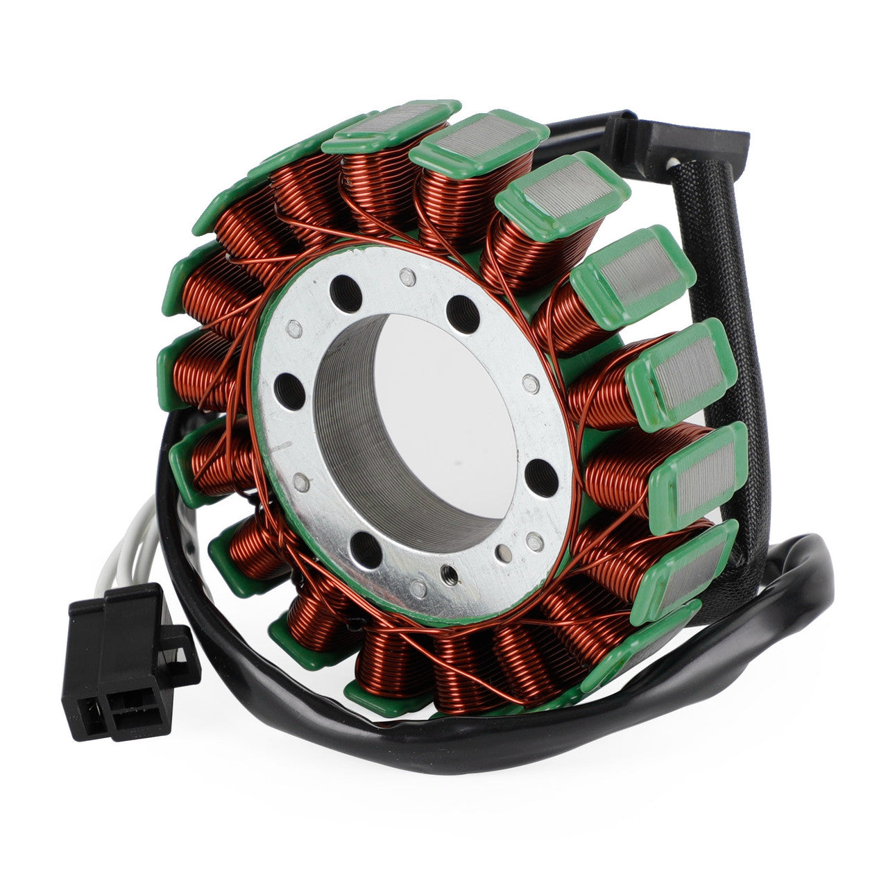 2005 Kawasaki ZX636 Ninja ZX-6R ZX636C1H Magneto Stator 21003-0023 + Voltage Rectifier 21066-0016 + Gasket 11061-0113