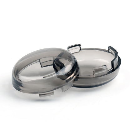 Plastic Turn Signal Light Lens For Cover For Harley Electra Glide Heritage Softail Champoo