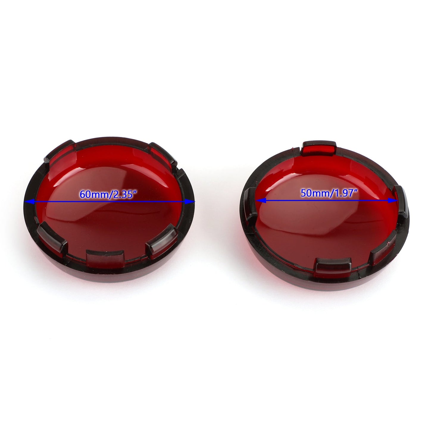 Plastic Turn Signal Light Lens For Cover For Harley Electra Glide Heritage Softail Champoo