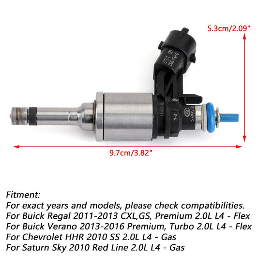 1PCS Fuel Injectors 12636111 For GM Buick Chevrolet Saturn Cobalt Regal Verano 12636111BA 0261500147 Champoo