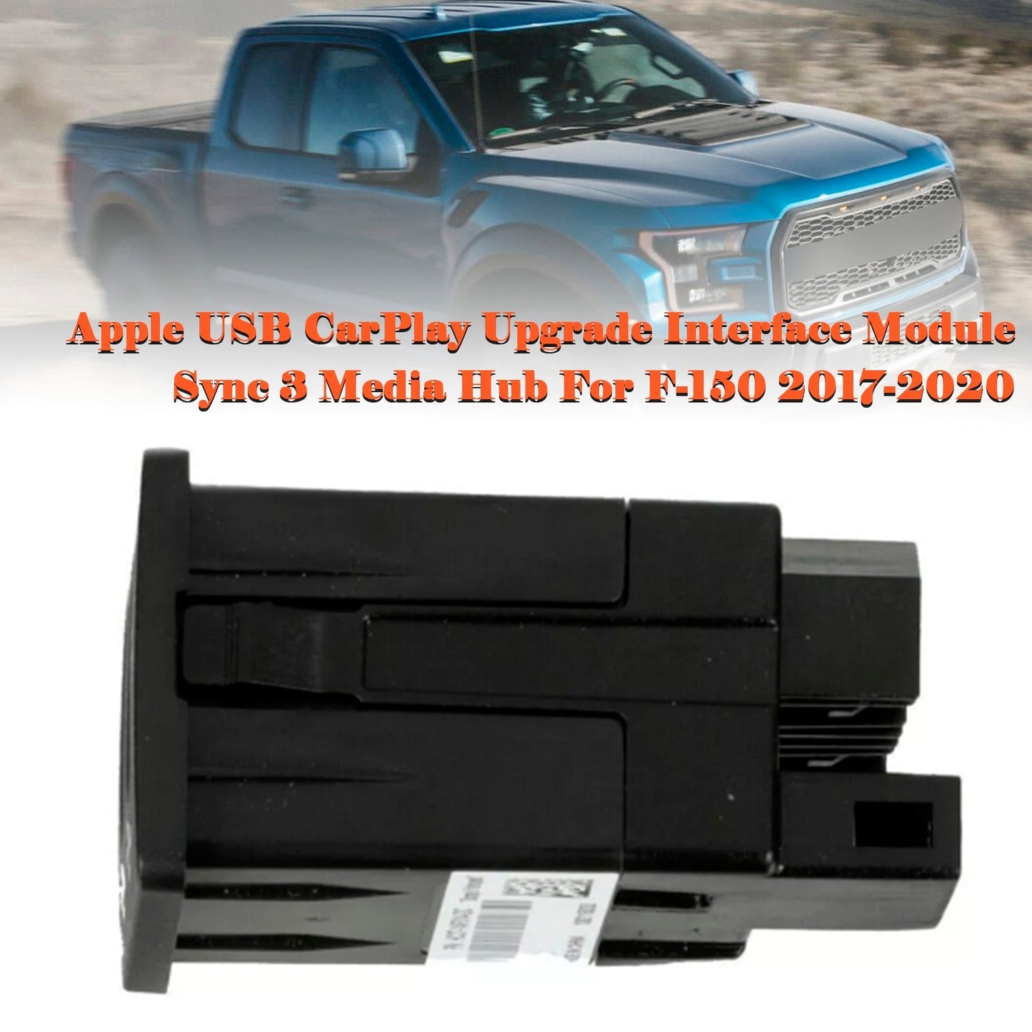 2017-2020 Ford F-150 Apple USB CarPlay Upgrade Interface Module Sync 3 Media Hub HC3Z-19A387-H