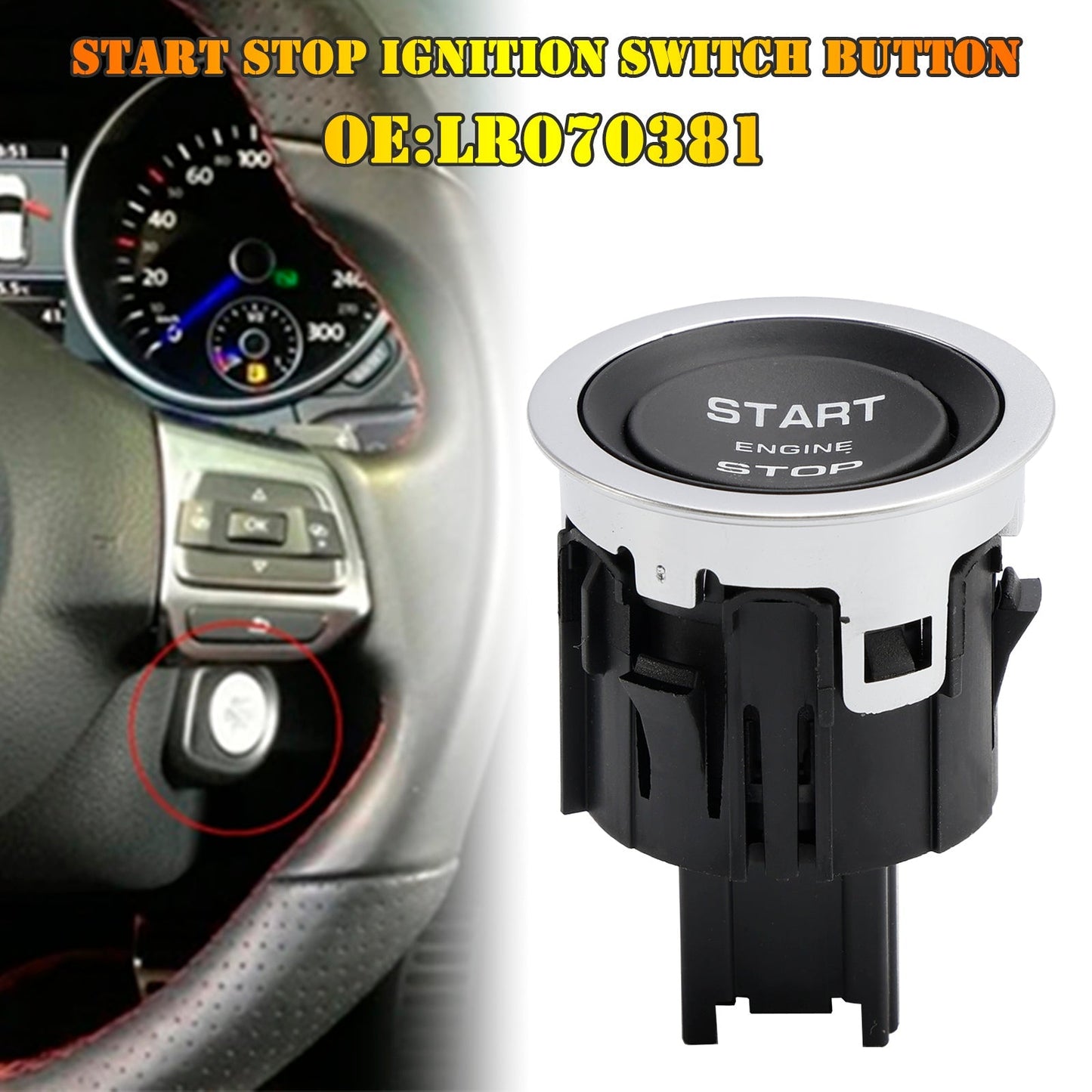 2015-On Land Rover Discovery Start Stop Ignition Switch Button LR070381