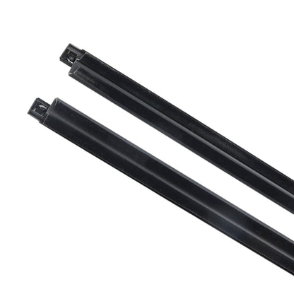 2008-2017 Dodge Challenger 2pcs 55399123AG 55399122AG Front Door Window Belt Weatherstrip