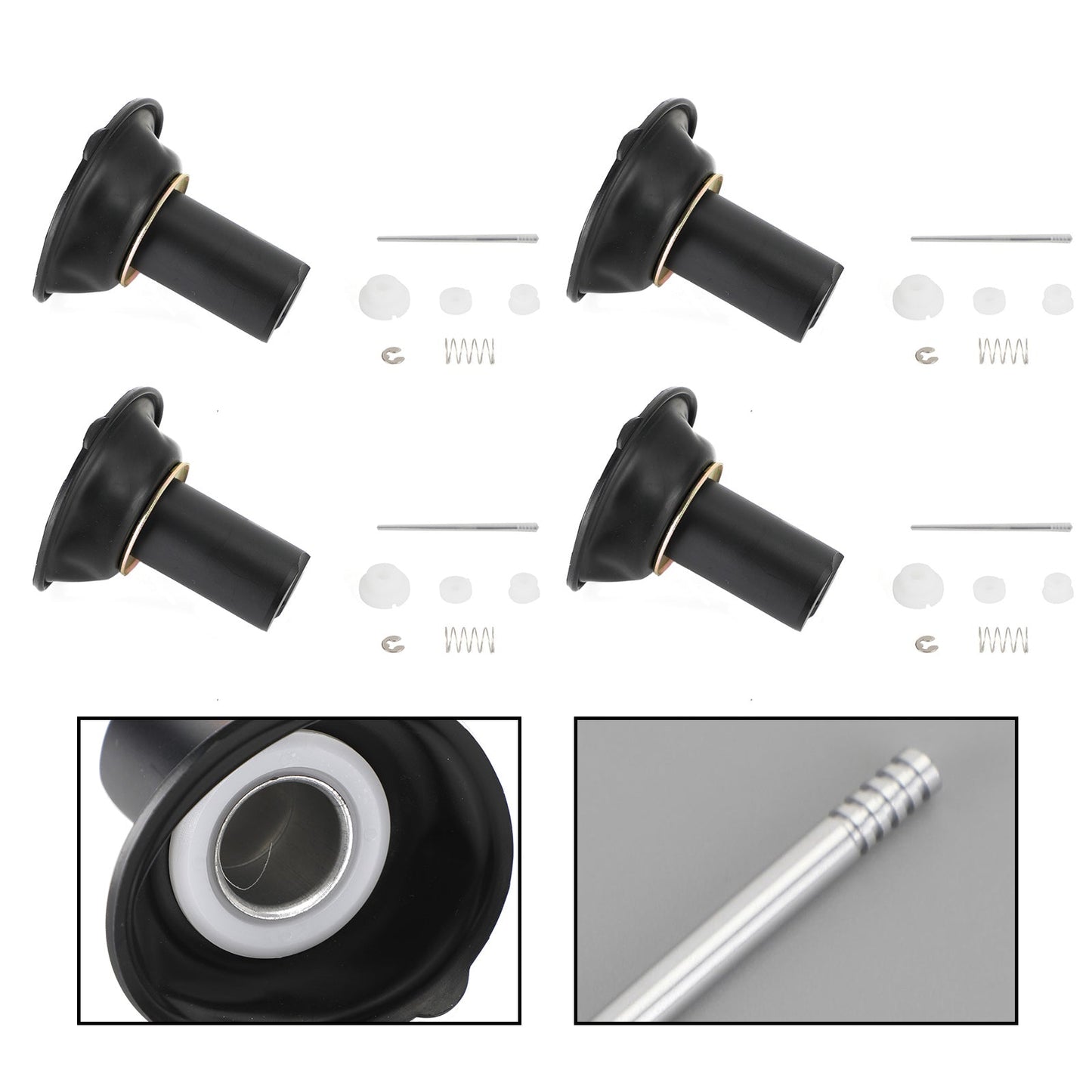 1993-2000 Yamaha XJR400 4PCS Carburetor Plunger Diaphragm Repair Kit