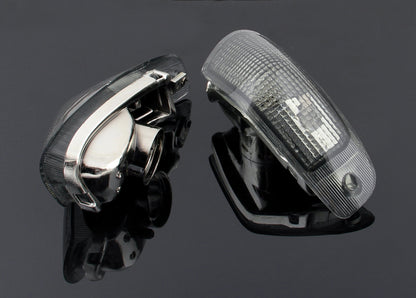 Front Turn Signals Lens Fit For Kawasaki ZZR600 ZX600E 1994-2004 Smoke Champoo