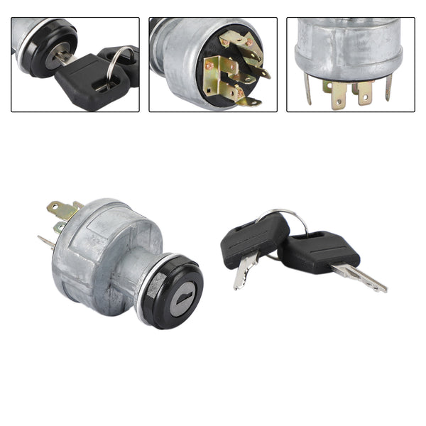 D134737 282775A1 Ignition Switch W/2 Keys Fits Case IH 1845C 60XT 85XT 95XT