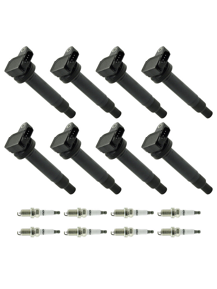 2003-2009 Lexus GX470 4.7L 8PCS Ignition Coil+Spark Plug UF230 90080-91180