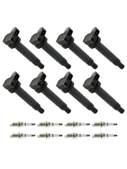 2003-2009 Lexus GX470 4.7L 8PCS Ignition Coil+Spark Plug UF230 90080-91180