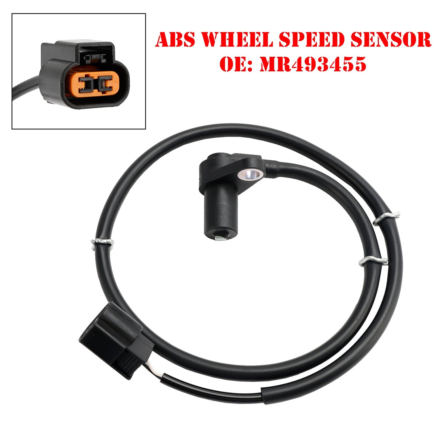 2003-2006 Mitsubishi Lancer Evo 2.0 16V ABS Wheel Speed Sensor Rear Left MR493455