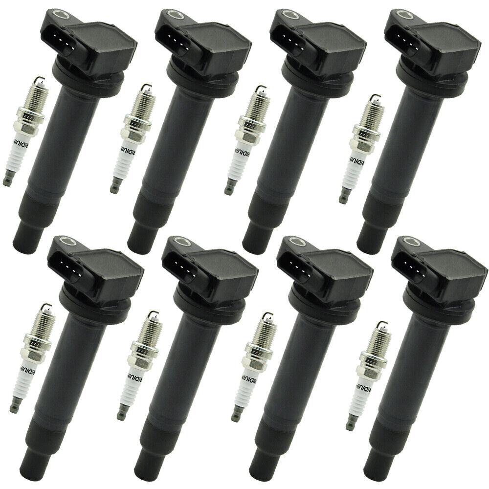2003-2009 Lexus GX470 4.7L 8PCS Ignition Coil+Spark Plug UF230 90080-91180