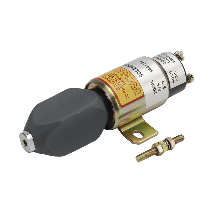 Cummins 1700-2536 1751-24E7U1B1S5A 3864274 24V Stop Shutoff Solenoid