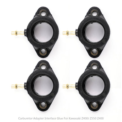 1980-1982 Kawasaki Z550C Ltd KZ550C 4pcs 16065-1014 Carb Intake Manifold Boots