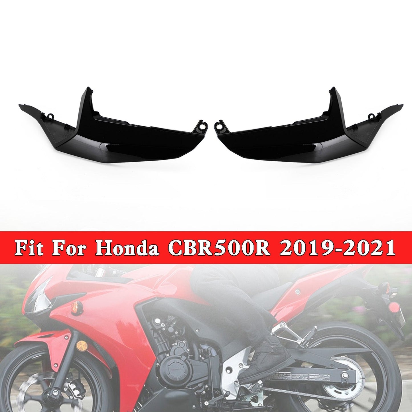 Rear Upper Tail Side Cover Fairing Cowl For Honda CBR500R 2019-2021