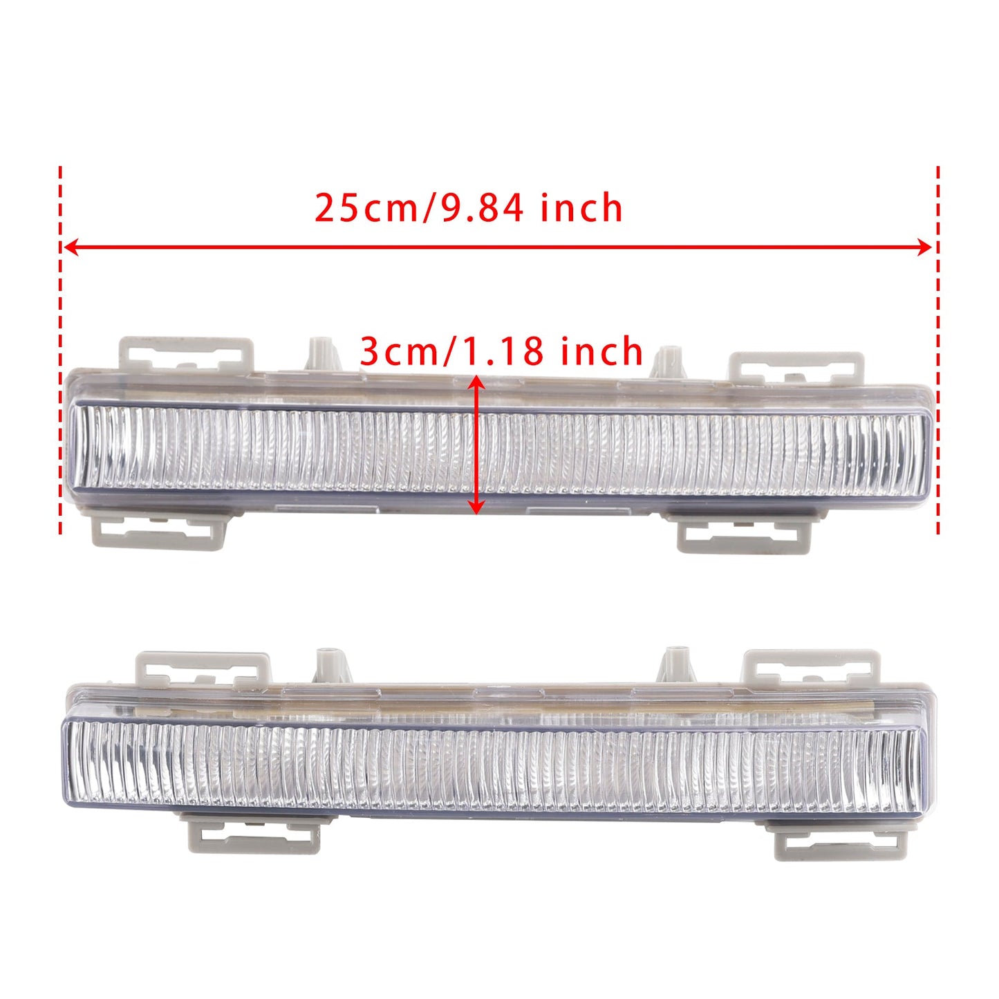 2013-2016 Mercedes Benz W166 GL-Class LH RH Pair Daytime Run Lamp Fog Light A0999065700
