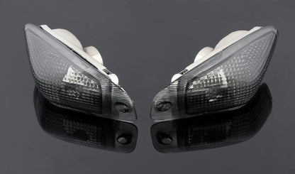 Front Turn Signals Lens Fit For Kawasaki ZZR600 ZX600E 1994-2004 Smoke Champoo