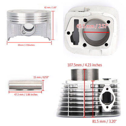 Cylinder Piston Rings Gaskets Kit Fit For Honda CRF230M 2009 CRF230L 2008-2009 XR230 2003-2008