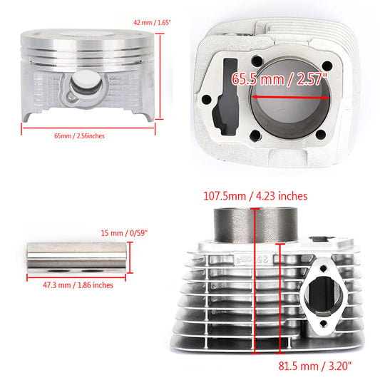 Cylinder Piston Rings Gaskets Kit Fit For Honda CRF230M 2009 CRF230L 2008-2009 XR230 2003-2008
