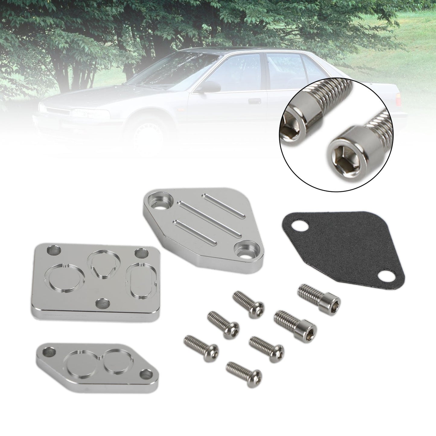 1992-1997 Acura Intergra EGR Delete Block Off Plate Air Boost