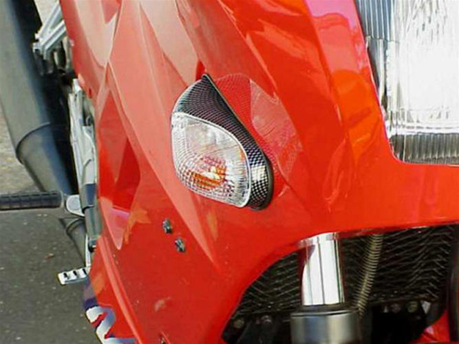 Kawasaki Front Turn Signals Fit For Kawasaki Ninja EX 250 1988-2007 Smoke Champoo