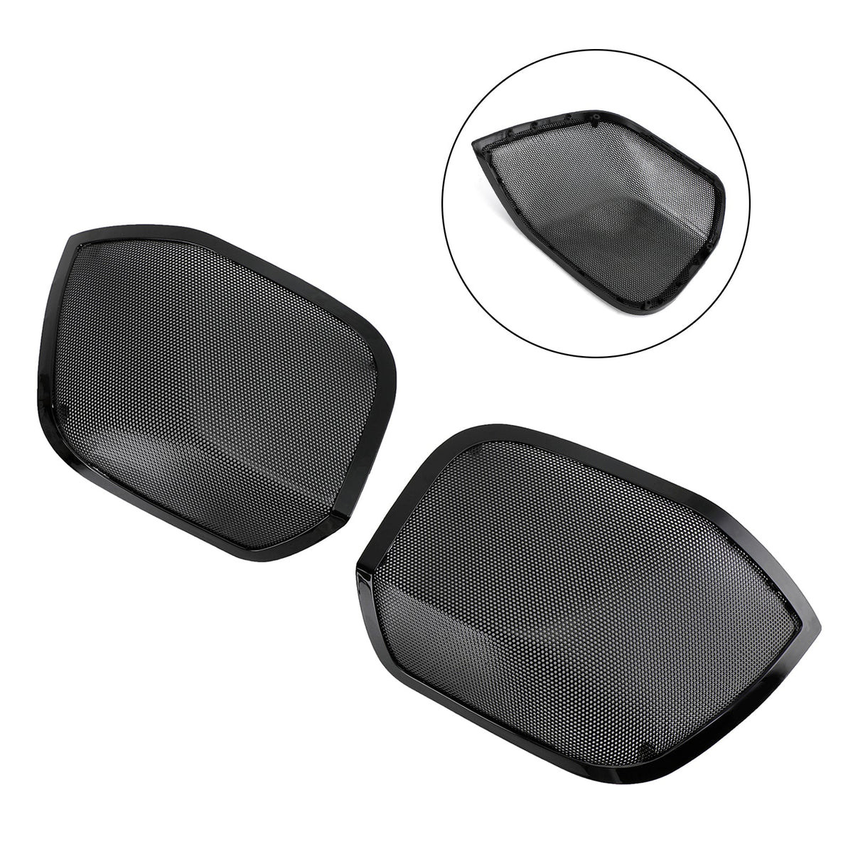5"X7" Saddlebag Lid Speaker Grill Fits For Road King Touring Glide 14-22
